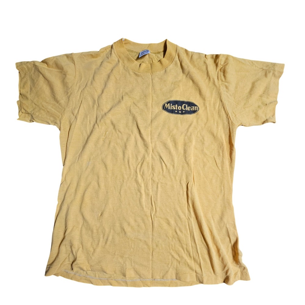 Vintage 80s Sportswear Misto Clean Logo Graphic T-Shirt M Single‎ Stitch Retro